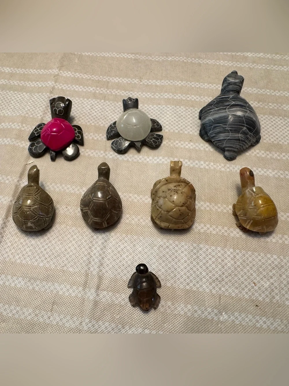 Decorative Stone Turtle Figurines